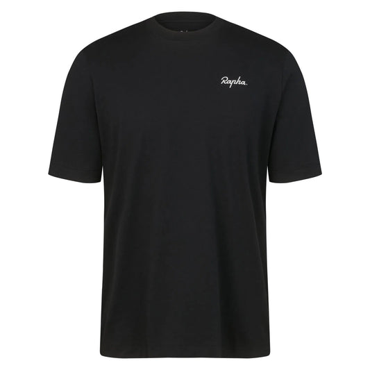 RAPHA Small Logo Tshirt AW23 - BLW Black/White-Velodrom