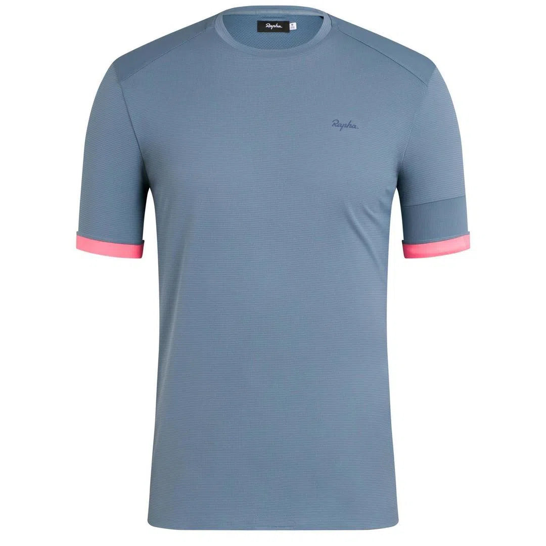 RAPHA Technical Tshirt - GYB Grey Blue-Velodrom