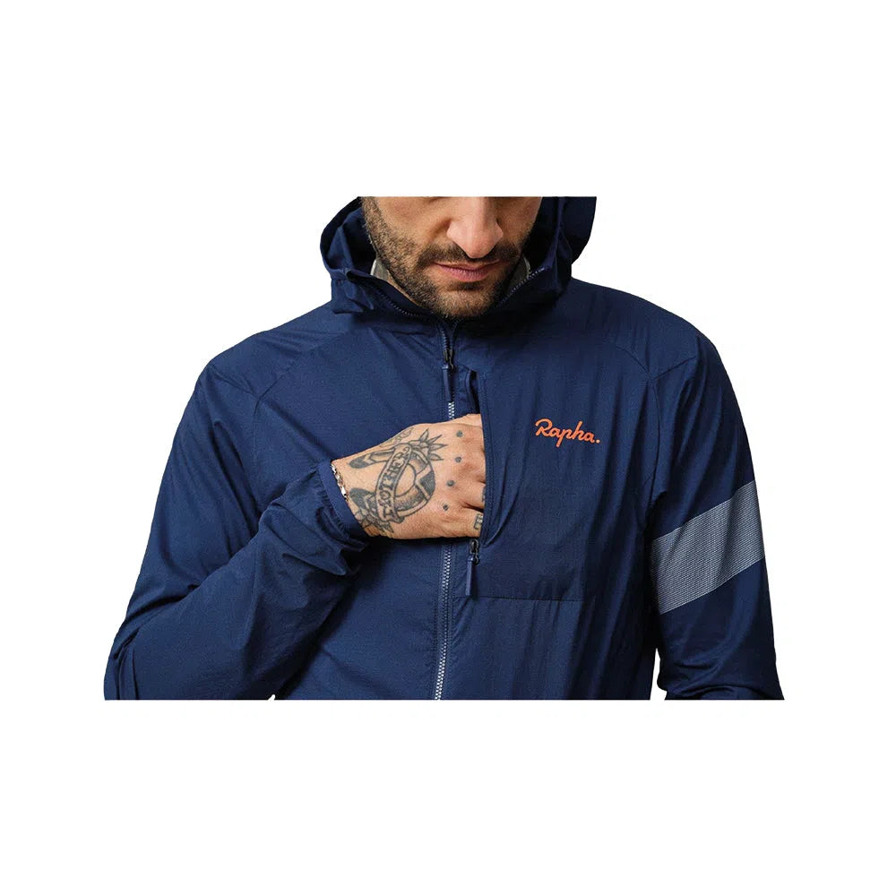 RAPHA Trail Lightweight Jacket - PGO Navy-Velodrom