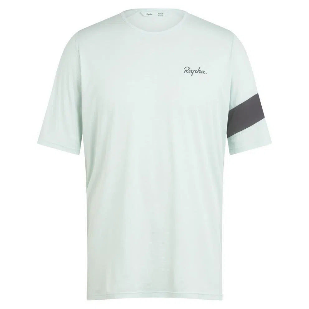 RAPHA Trail Lightweight Tshirt - SSA Egg Shell/Grey-Velodrom