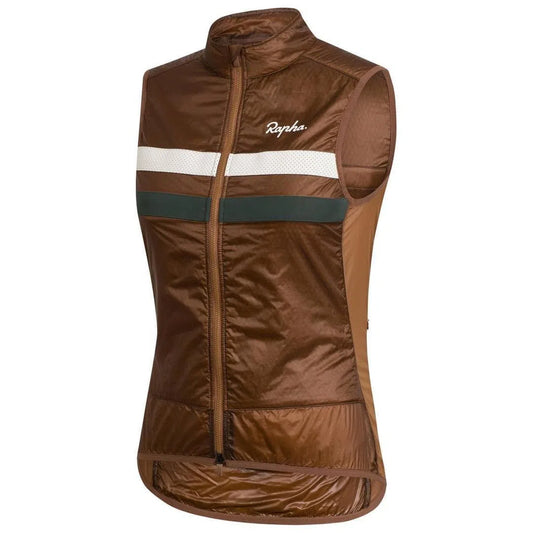 RAPHA women Brevet Insulated GIlet - Brown Default Velodrom Barcelona 