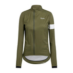 RAPHA Women'S Core Rain Jacket II - Dark Khaki White-Velodrom