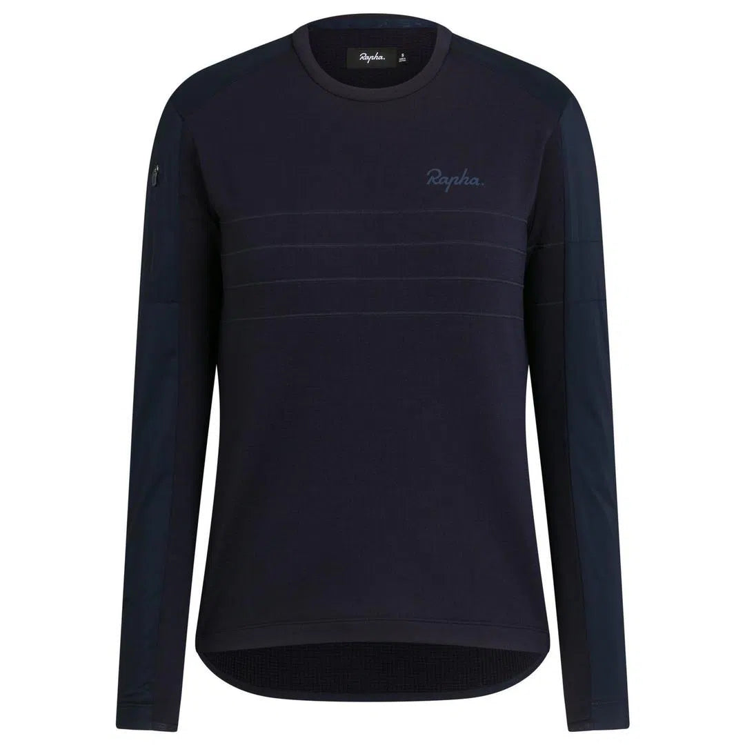 RAPHA WOMEN EXPLORE LONG SLEEVE PULLOVER - Dark Navy-Velodrom