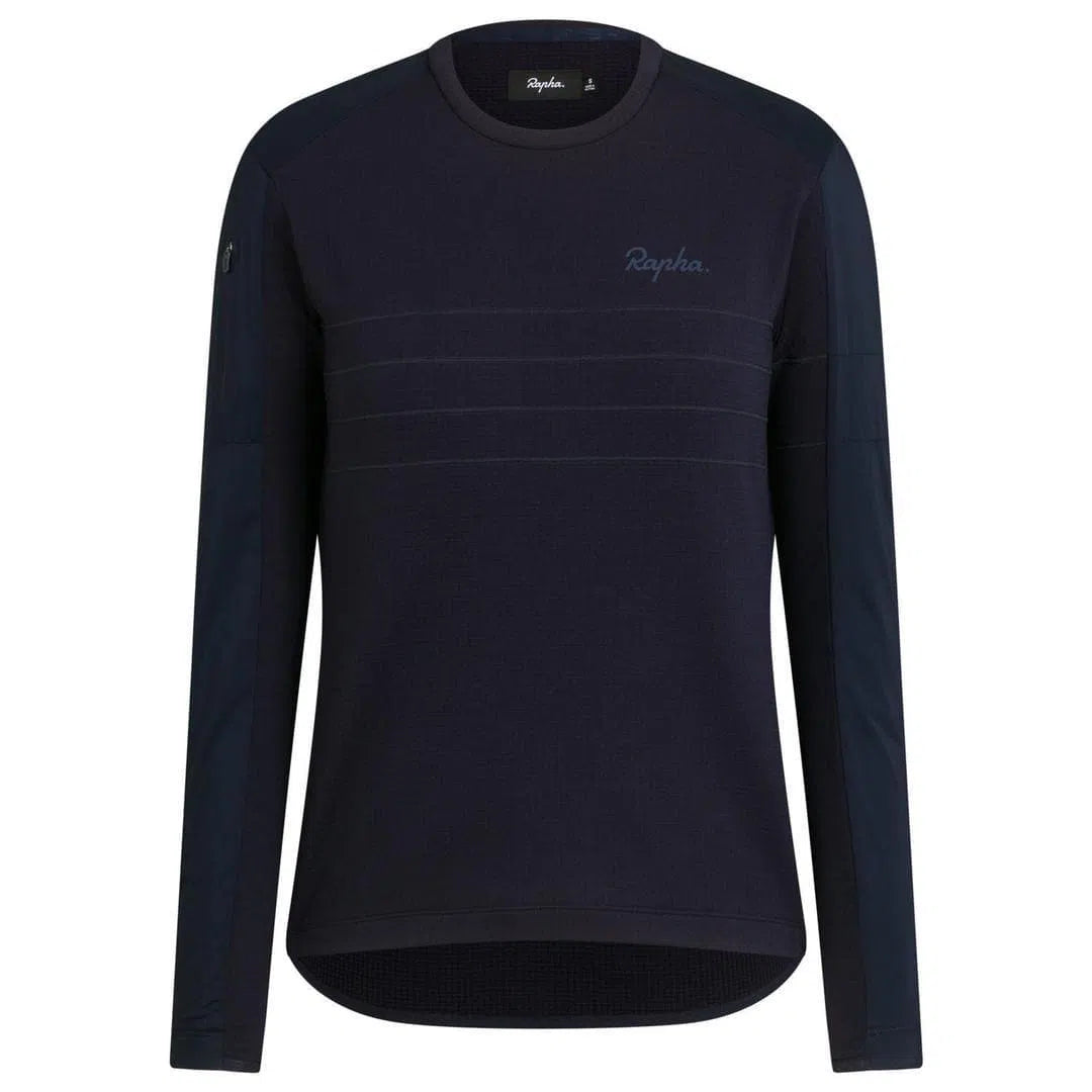 RAPHA WOMEN EXPLORE LONG SLEEVE PULLOVER - Dark Navy Default Velodrom Barcelona 