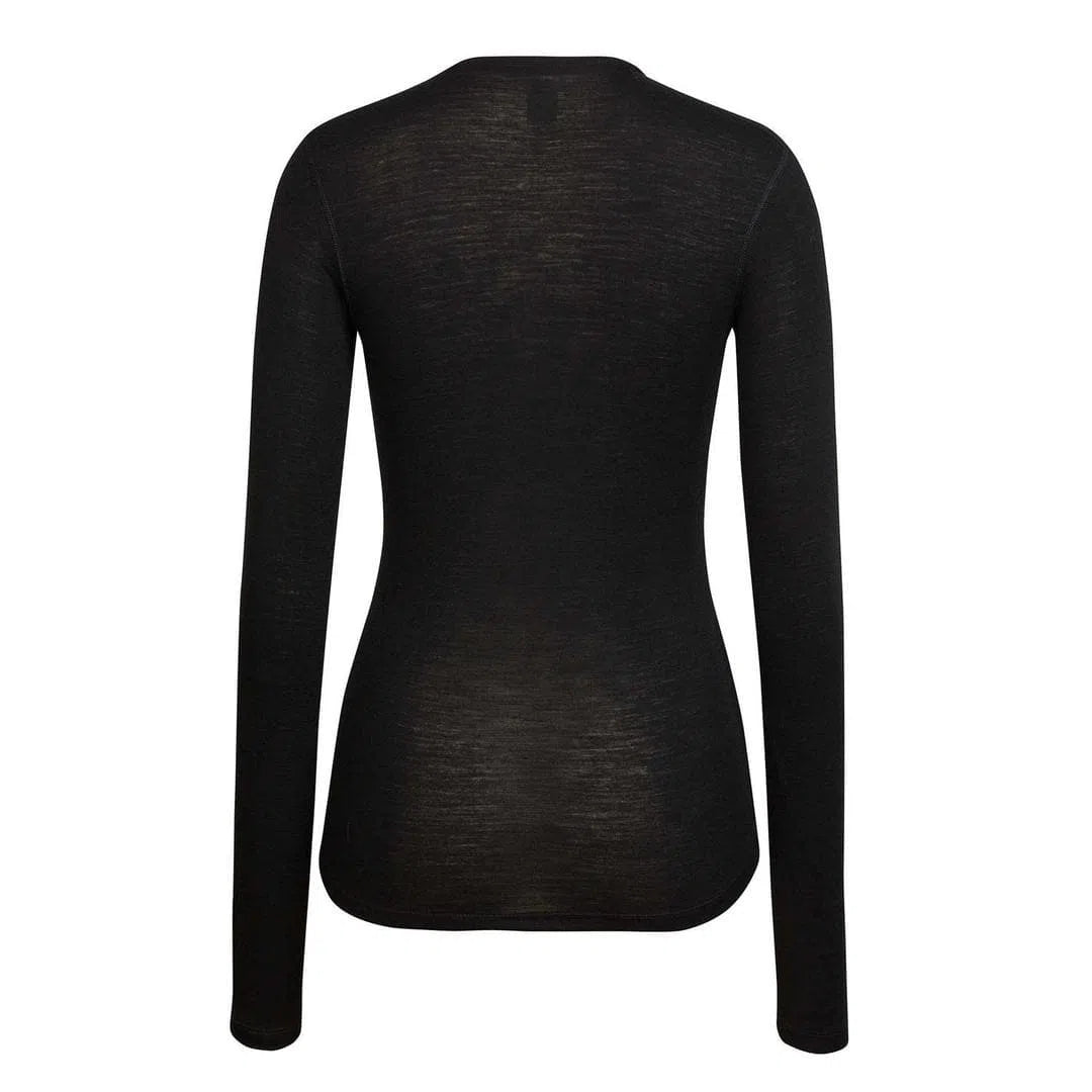 RAPHA Women Merino Base Layer Long sleeve - Black Default Velodrom Barcelona 