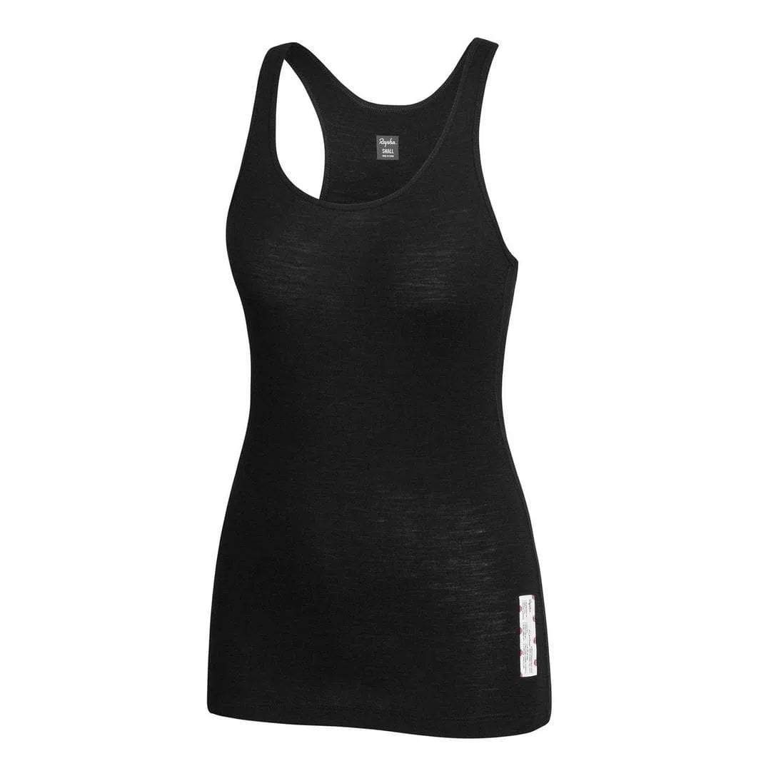 RAPHA Women Merino Base Layer Sleeveless - Black Default Velodrom Barcelona 