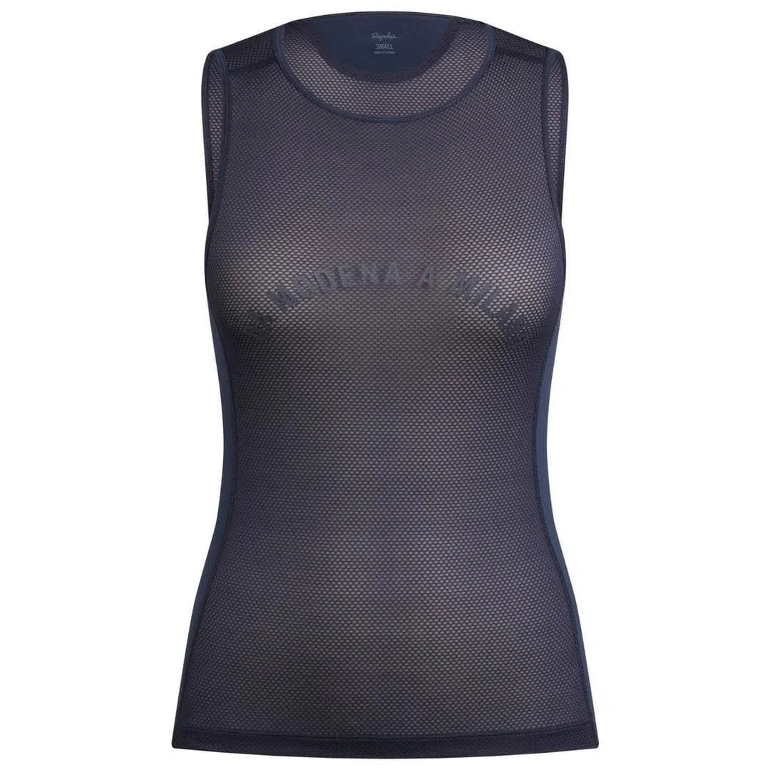 RAPHA women mesh base layer sleeveless - Dark Navy Default Velodrom Barcelona 