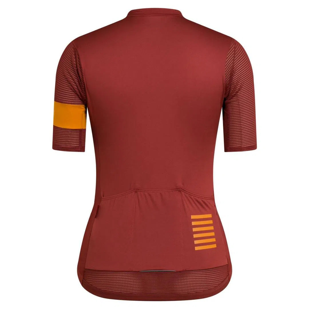 RAPHA Women Pro Team Flyweight - FBT Brick Mustard-Velodrom