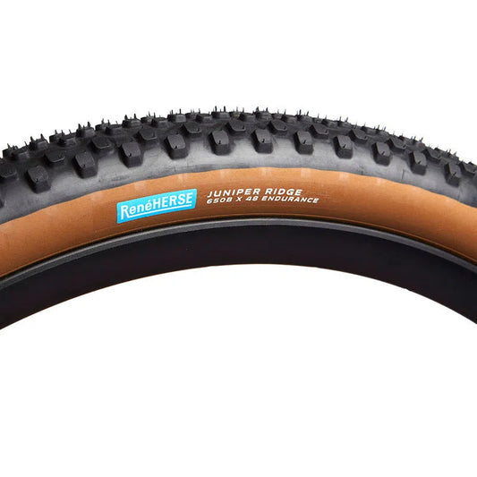 RENE HERSE Gravel Tyre Juniper Ridge TC Endurance Plus - Dark Tan-Gravel Tyres-