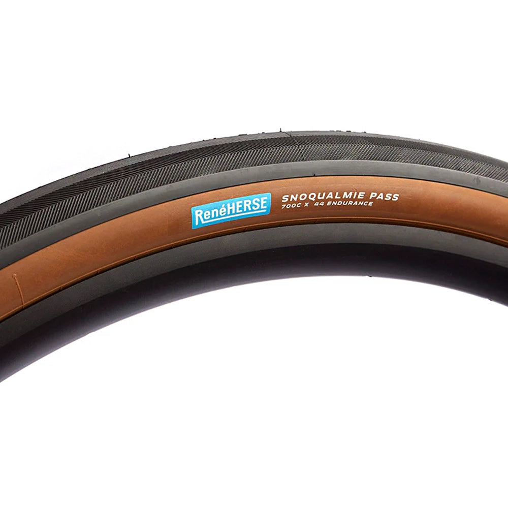 RENE HERSE Gravel Tyre Snoqualmie Pass Endurance - Dark Tan-Gravel Tyres-4931253019951