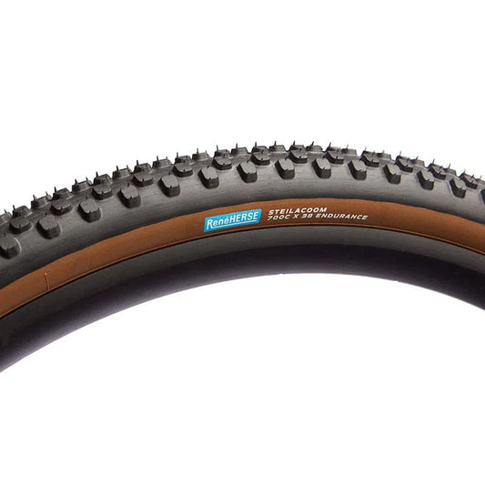 RENE HERSE Gravel Tyre Steilacoom TC Endurance - Dark Tan-Gravel Tyres-