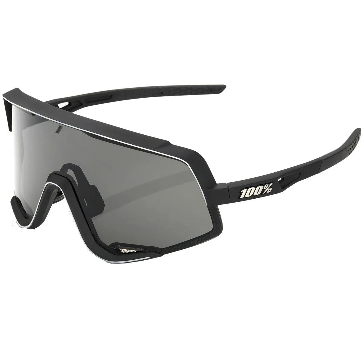 RIDE 100% Eyewear Glendale - Soft Tact Black Smoke Lens-Eyewear-97303174