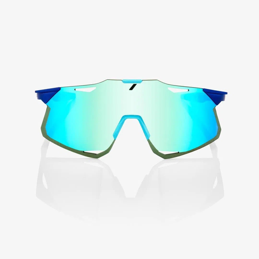 RIDE 100% Eyewear Hypercraft - MATTE METALLIC INTO THE FADE - BLUE TOPAZ MULTILAYER MIRROR LENS Default 100% 