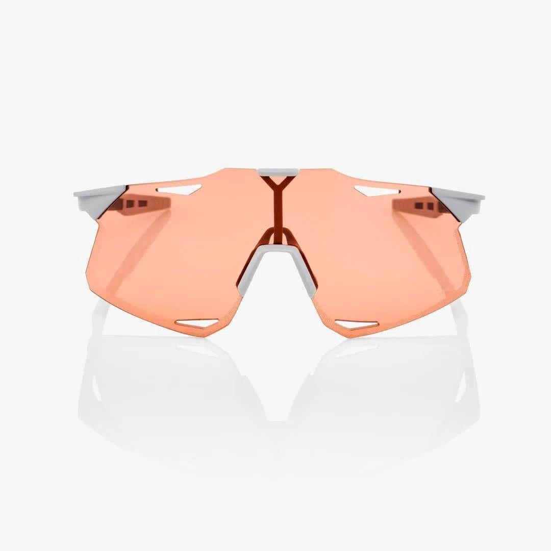 RIDE 100% Eyewear Hypercraft - MATTE STONE GREY - HIPER CORAL LENS Default 100% 