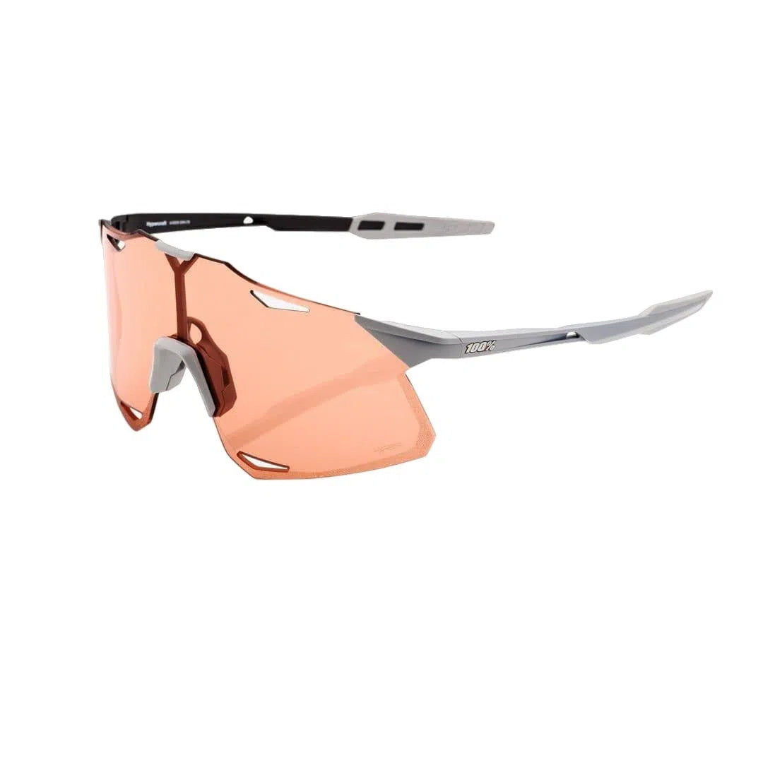 RIDE 100% Eyewear Hypercraft - MATTE STONE GREY HIPER CORAL LENS-Eyewear-841269157469