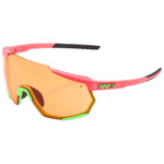 RIDE 100% Eyewear RACETRAP - Matte Washed Out Neon Pink Persimmon Lens-Eyewear-841269177412