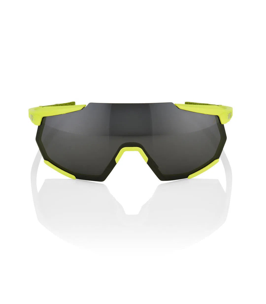 RIDE 100% Eyewear Racetrap Soft Tact - Banana Black Mirror Lens-Eyewear-98294662