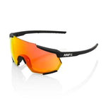 RIDE 100% Eyewear Racetrap - Soft Tact Black Hiper Red Multilayer Mirror Lens-Eyewear-99146630