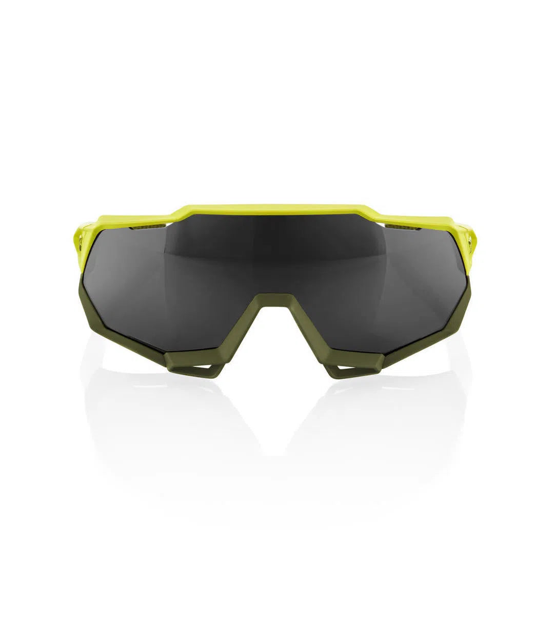 RIDE 100% Eyewear Speedtrap Soft Tact - Banana Black Mirror Lens-Eyewear-46881158