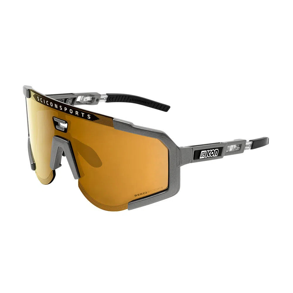 SCICON AEROSCOPE ANTHRACITE GREY Sunglasses - MULTIMIRROR BRONZE LENSES