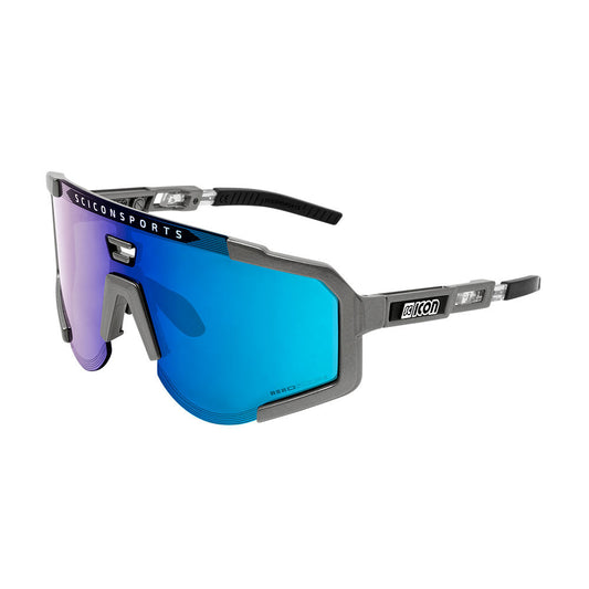 SCICON AEROSCOPE ANTRACITA GRIS Sunglasses - MULTIMIRROR BLUE LENSES