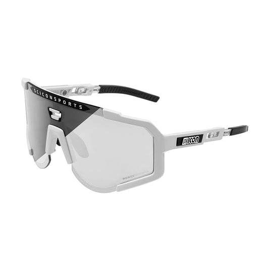 SCICON AEROSCOPE WHITE Sunglasses - PHOTOCHROMIC SILVER LENS