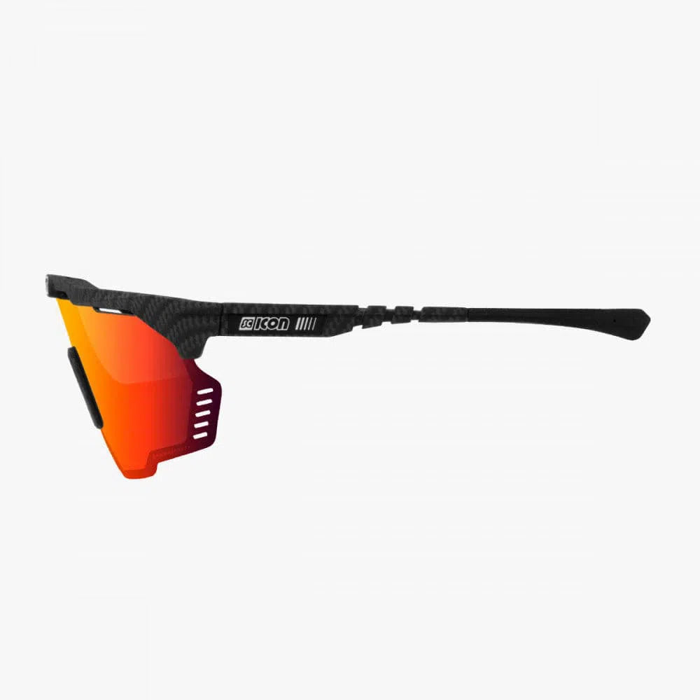 SCICON Aeroshade Kunken Eyewear - Carbon Matt/Multimirror Red-Eyewear-8023848106699