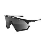 SCICON AEROSHADE XL BLACK GLOSS Sunglasses - MULTIMIRROR SILVER LENSES