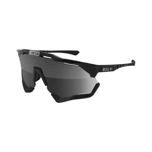 SCICON Aeroshade XL Eyewear - Black/Black Fender/Multimirror Silver-Eyewear-8023848087929