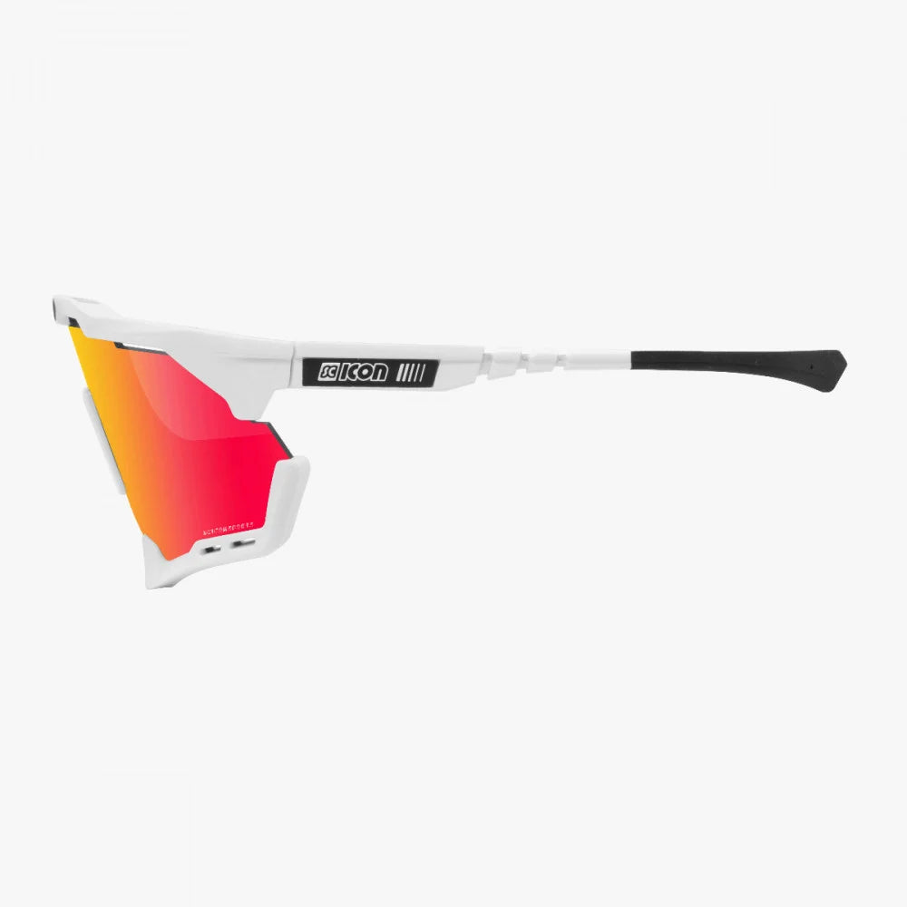 SCICON Aeroshade XLEyewear - White Fender/Multimirror Red-Eyewear-8023848087967