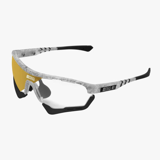 SCICON AEROTECH FROZEN WHITE Sunglasses - PHOTOCHROMIC RED LENS