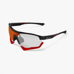 SCICON AEROTECH XL BLACK GLOSS Sunglasses - PHOTOCHROMIC RED LENS