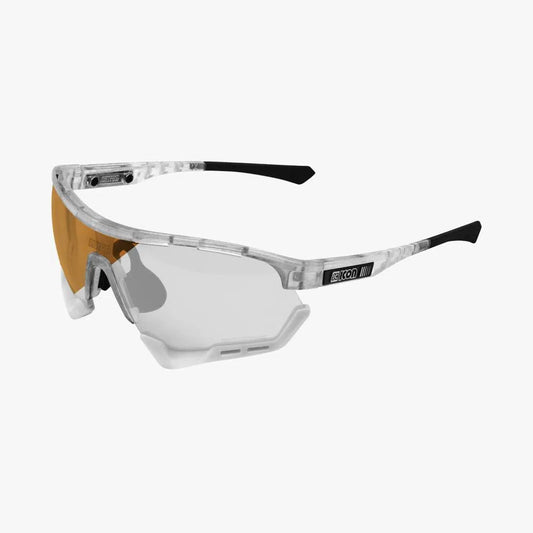 SCICON AEROTECH XL FROZEN WHITE Sunglasses - PHOTOCHROMIC RED LENS