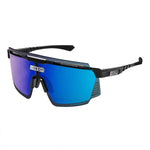 SCICON AEROWATT BLACK GLOSS Sunglasses - MULTIMIRROR BLUE LENSES