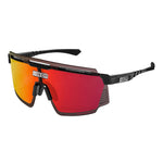 SCICON AEROWATT BLACK GLOSS Sunglasses - MULTIMIRROR RED LENSES