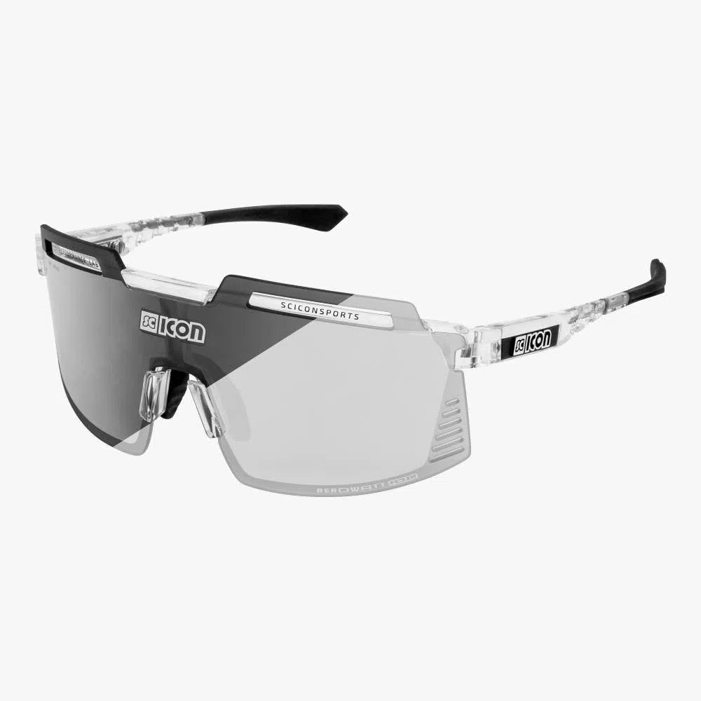 SCICON AEROWATT FOZA CRYSTAL GLOSS Sunglasses - PHOTOCHROMIC SILVER LENS