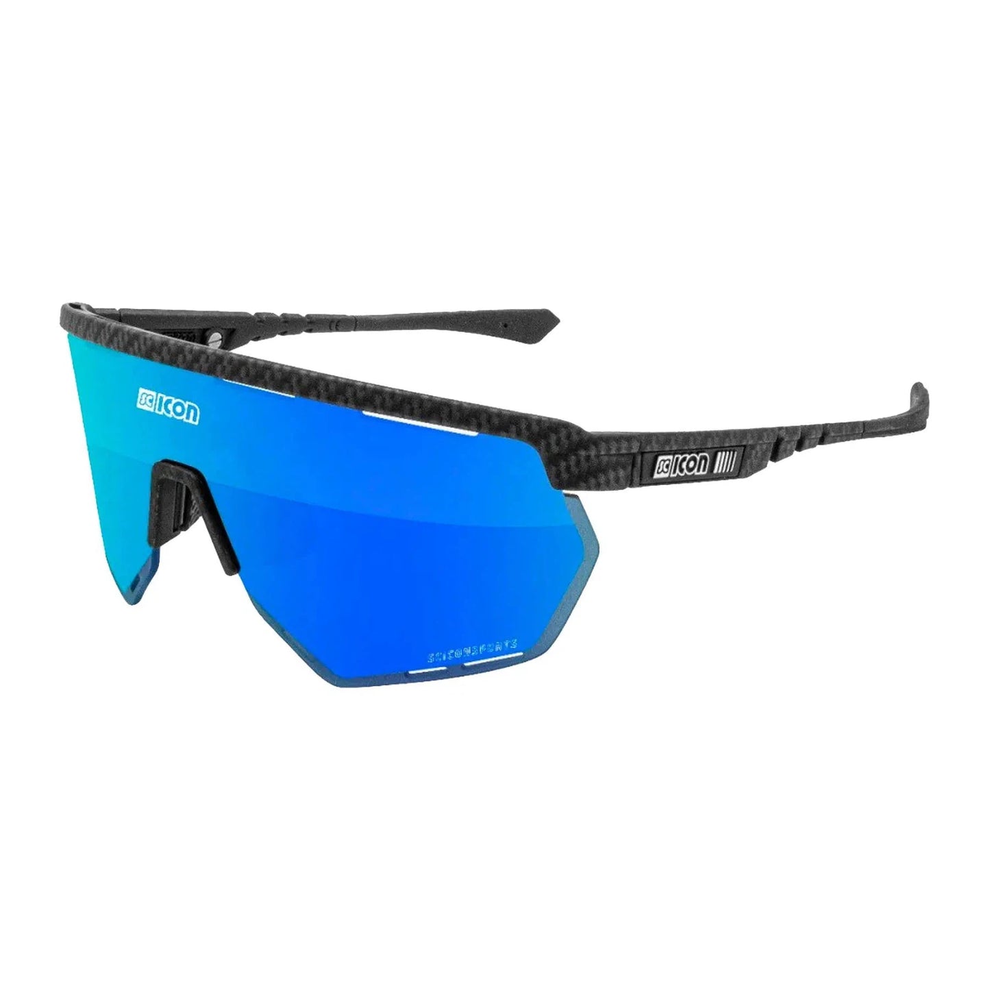 SCICON Aerowing Eyewear - Carbon Matt/Multimirror Blue-Eyewear-8023848092084