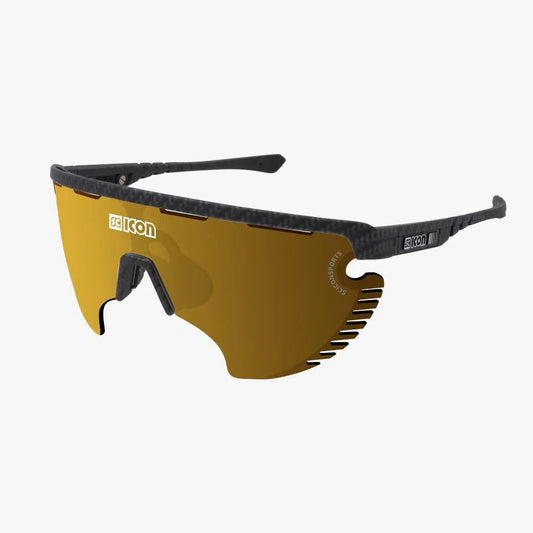 SCICON AEROWING LAMON CARBON MATT Sunglasses - MULTIMIRROR BRONZE LENSES