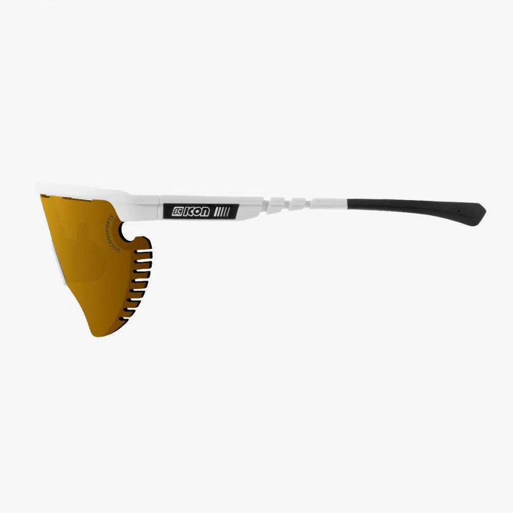 SCICON Aerowing Lamon Eyewear - White Gloss/Multimirror Red-Eyewear-8023848104978