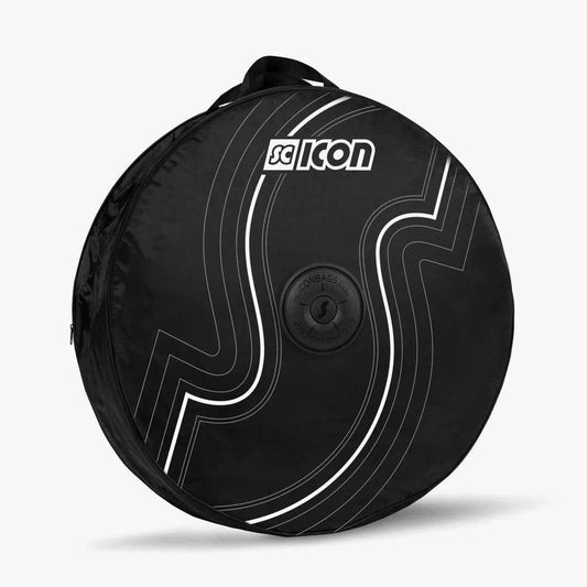 SCICON DOUBLE WHEEL SOFT BAG - Black