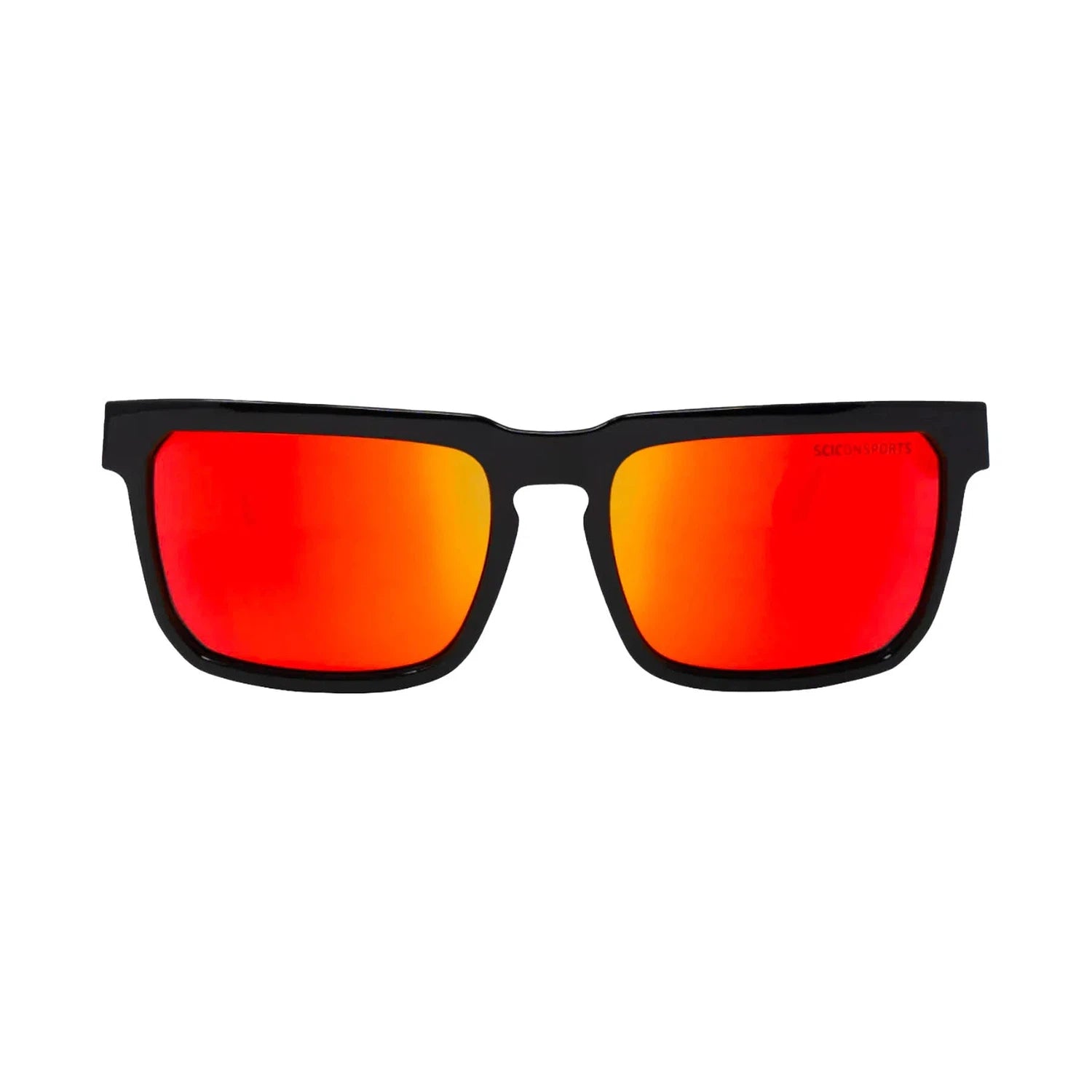 SCICON Gallio Eyewear - Black Gloss/Multimirror Red-Eyewear-8023848113055