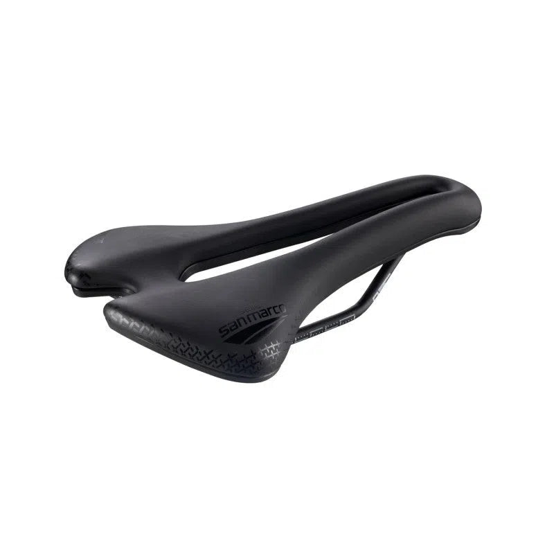 SELLE SAN MARCO ASPIDE SHORT OPENFIT COMFORT DYNAMIC - Black-Saddles-8030282529199