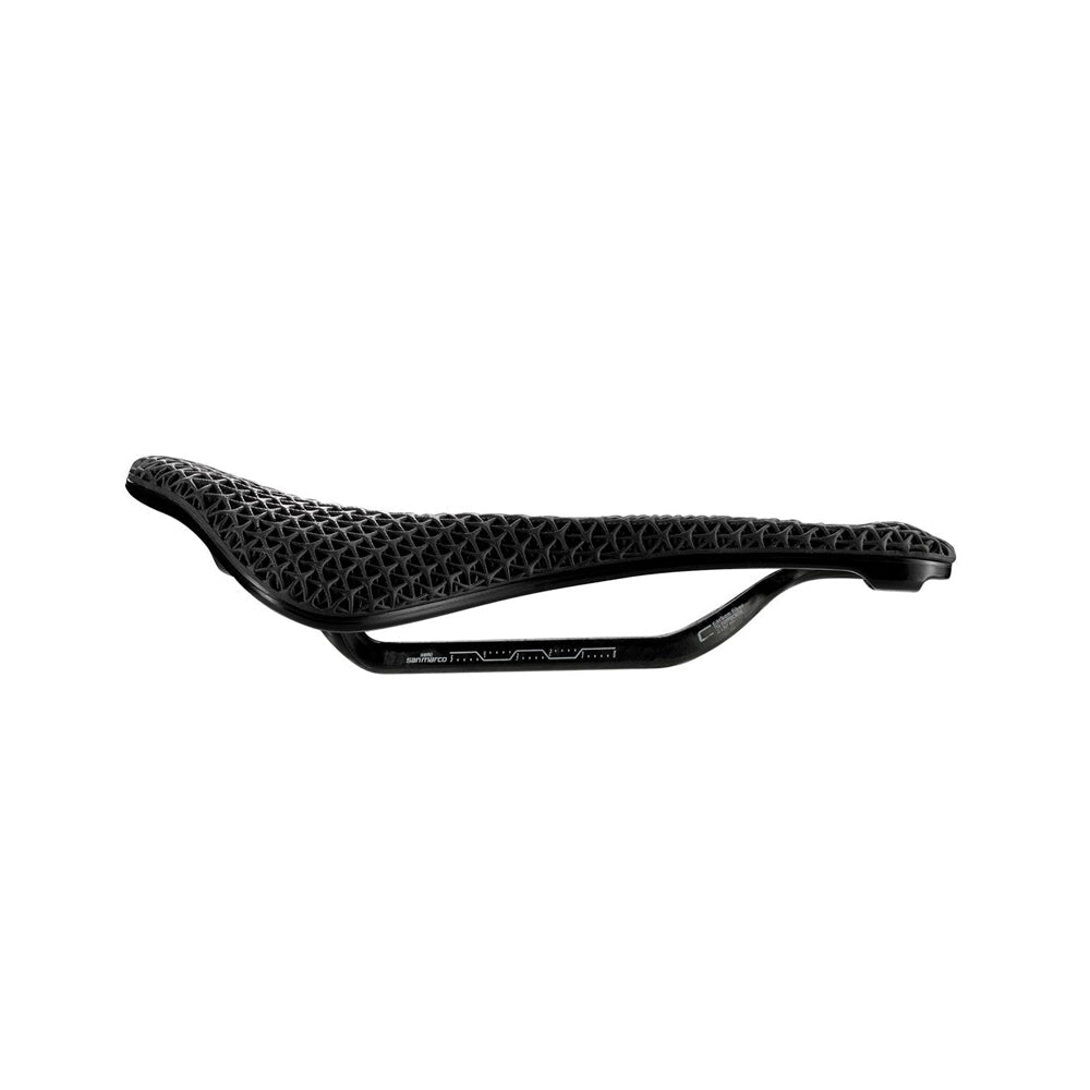 SELLE SAN MARCO Shortfit 2.0 3D OpenFit Carbon FX Saddle - Black-Saddles-