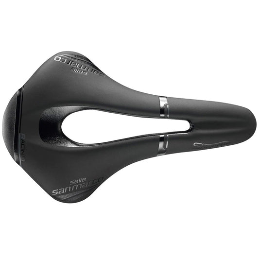 SELLE SAN MARCO Shortfit Racing Openfit SuperWide Saddle - Black 155x250-Saddles-8009456012874