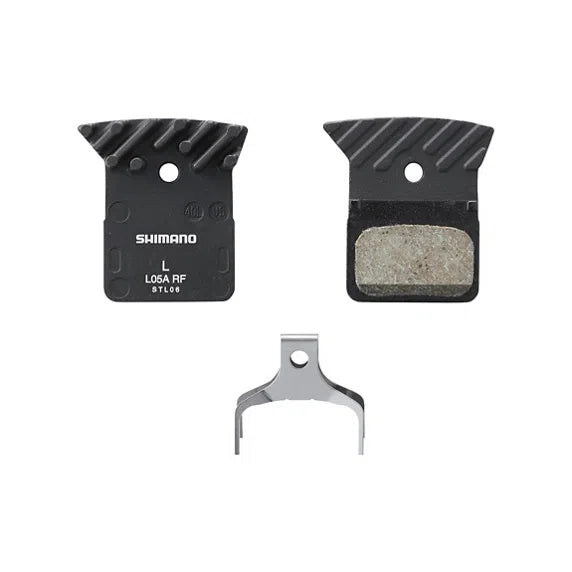 SHIMANO Brake Pads Resin L05A RF - Black-Brake Pads-4550170327415