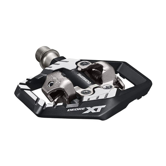 SHIMANO Deore XT M8120 Pedal with SMSH51 Cleats - Silver/Black