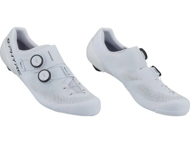 SHIMANO Sphyre RC9 SHRC 903 Road Cycling Shoes - White-Road Cycling Shoes-