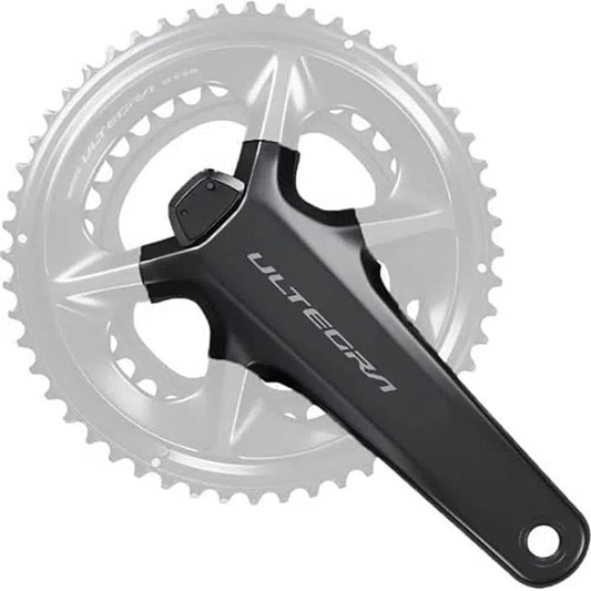 SHIMANO Ultegra FCR8100P Power Meter Crankset NO Rings 12s - Shadow Grey-Power Meters-4550170900984