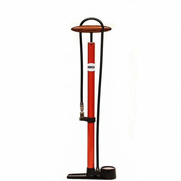 SILCA Pista Floor Pump - Red-Floor Pumps-81809286