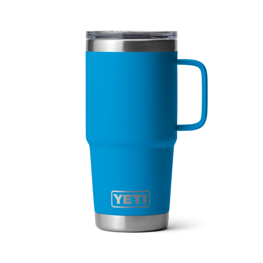 YETI Rambler 20oz 591ml Travel Mug - Big Wave Blue-Drinkware-888830326886